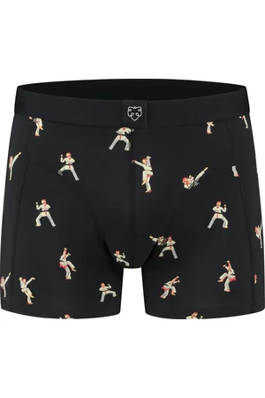 A-dam Daniel San - Boxershort - Katoen - Onderbroek - Ondergoed - Heren - Zwart - S
