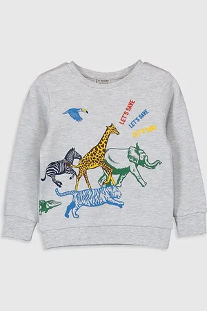 Civil Jungle dieren sweater jongens
