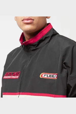 FUBU Corporate Track Jacket creme/black/red