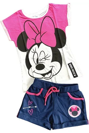Disney Minnie Mouse Set - Broek + Shirt - Roze/