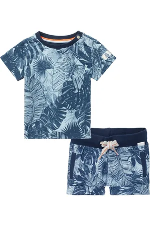 Noppies Kledingset - 2delig - Broek Thunder - Shirt Tonden