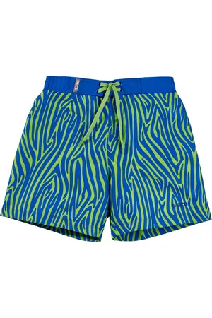 Beco Zebra vibes - zwemshorts voor kinderen - /groen - maat 140
