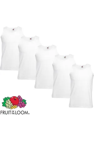 Fruit Of The Loom 5 Pack Valueweight Sportshirt-Onderhemd