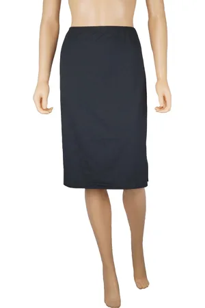 Merkloos 5569 Dames onderrok lang (65cm) maat XL (valt klein. Bij twijfel, adviseren wij maat groter)