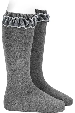 CONDOR Cóndor Kniekous Velvet Roezel | 2459/2 | Antraciet | 6-12 mnd | maat 0