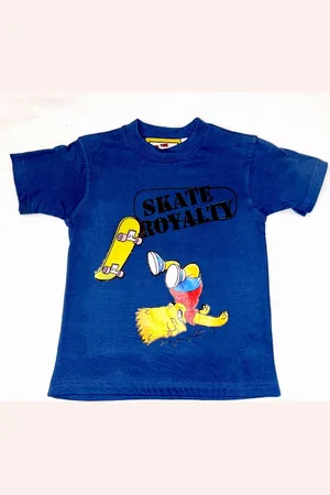 Disney The Simpsons Shirt Blauw val