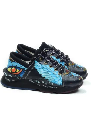 Goby Creature - Schoenen - Sneakers - Hoge kwaliteit - Handmade - Meisjesprint