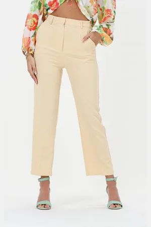 NA-KD Cropped Suit Pants Dames - Chino - Pantalon -