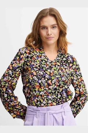 B YOUNG BYIBANE VNECK BLOUSE - Corallites