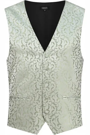 Club of Gents Gilet paisley groen