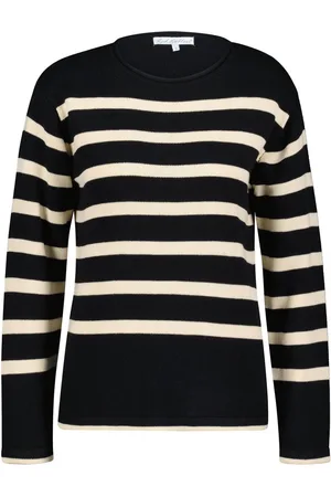 Red Button Trui Sweet Classic Stripe Srb4071 Black/ Stone Dames