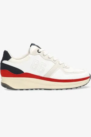 Mexx Sneaker Jamain Wit/donkerblauw
