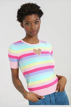 Hell Bunny Love Heart Top - XS