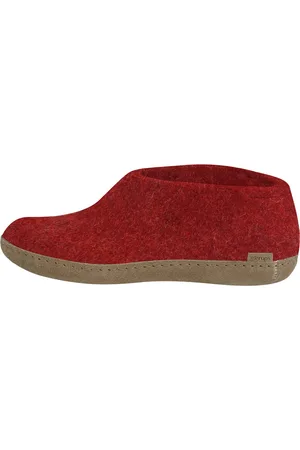 Glerups Dames en Heren slippers Leren zool