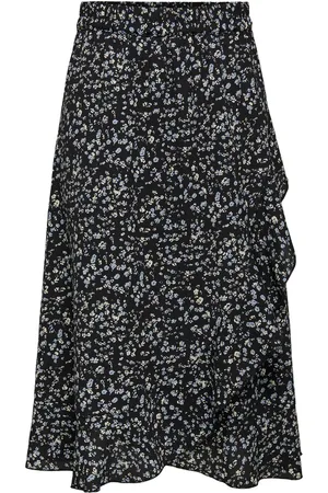ONLY ONLCARLY FLOUNCE LONG SKIRT WVN NOOS - Dames - Rokken
