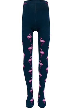 Ewers Maillot Meisjes - Donkerblauw & Roze Flamingo
