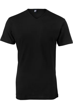 Alan Red Stretch T-shirt Oklahoma, V-hals