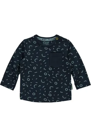 Quapi Longsleeve Xabi dark blue graphic - 62