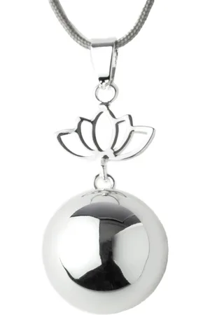 Bola Babylonia - - Zwangerschapsketting - Silver lotus - 1 maat