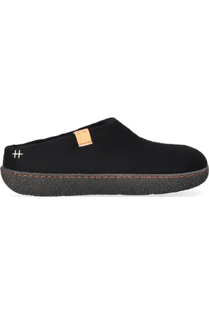 Tofvel Slipa Wolvilt Instap Pantoffels Black