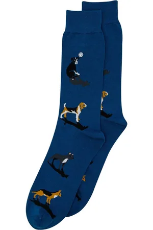 Alfredo Gonzales Dogs Sokken AG-Sk-DOG-01 109 Navy/Black/Brown XS(35-37)