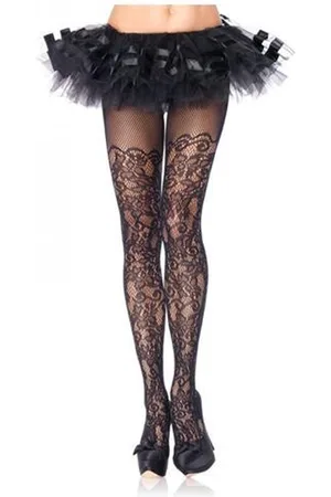 Leg Avenue Floral Net Pantyhose +