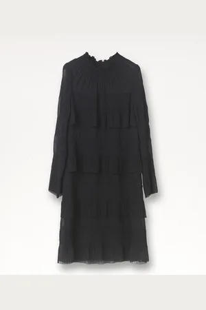 By Malene Birger • zwarte midi jurk Duranta • maat 34