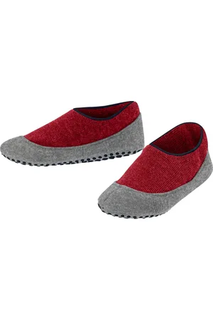 Falke Cosyshoe antislip noppen merinowol huissokken pantoffels kinderen pink