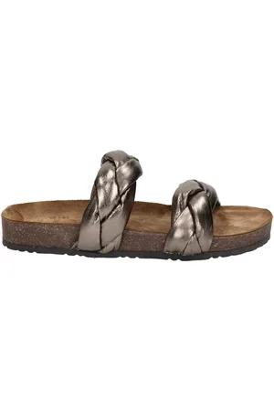 Nelson Dames slipper - Staal