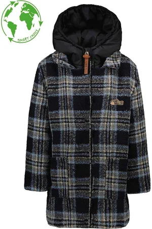 Like Flo Meisjes winterjas parka - Geruit