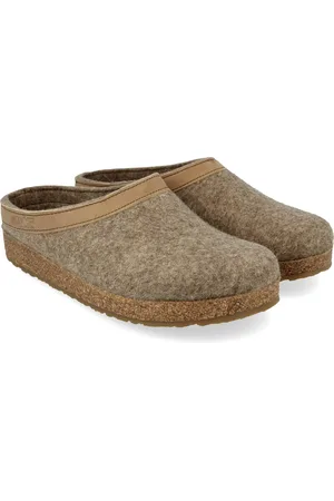 Haflinger Grizzly Torben - Pantoffels Dames - Pantoffels Heren - Turf