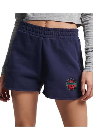 Superdry Vintage Cali Korte Broek Blauw S Vrouw