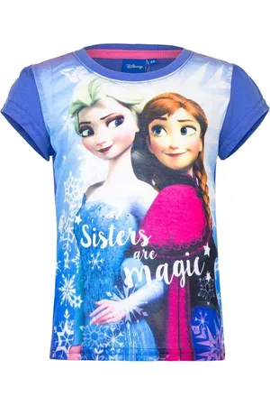 Disney Frozen t-shirt Anna en Elsa maat 104 in de kleur