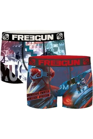 Freegun Jongens boxershorts microvezel - maat 116/128 - 2-pack - Winter