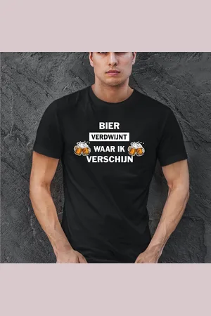 B and C Heren shirt- - Bier verdwijnt waar ik verschijn