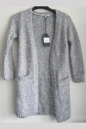 Moscow Cardigan vest - Mid Grey