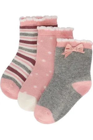 iN ControL 3pack babysocks girls - pink - 15/17