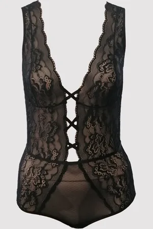 Merkloos AMARANTA - Laced Sexy Body Suit- Teddy- 85B