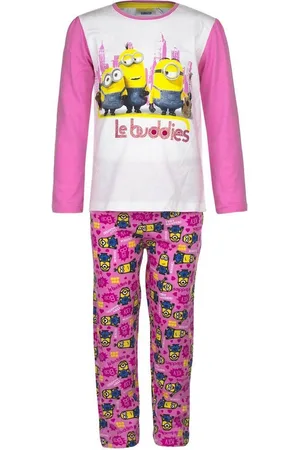 Minions 2-delige Pyjama-set - Model "Le Buddies" - - 98 cm - 3 jaar