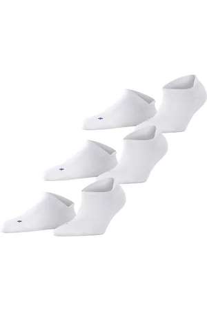 Falke Cool Kick Bundle 3P SN anatomische pluche zool functioneel garen sneakersokken unisex wit