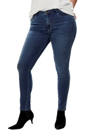 ONLY Only Dames Jeans Broeken AUGUSTA skinny Fit Blauw W 52 L 30 Volwassenen