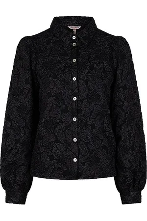 Esqualo Blouse W23-15727 - Black