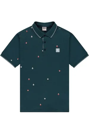 Kultivate Poloshirt Pl Zircon 2301030401 529 Mannen