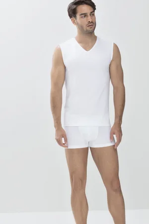 Mey V-hals Dry Cotton Muscle Singlet