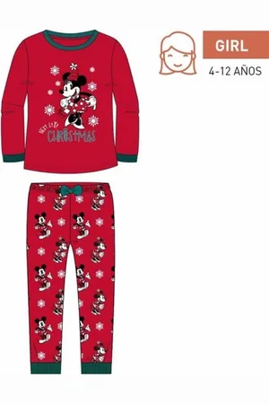 Merkloos Pyjama Kinderen Mickey Mouse Rood
