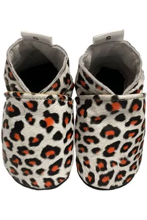 Babysteps Babyslofjes White leopard maat 22/23
