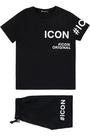 Merkloos Icon - Set Original met short - - maat 104