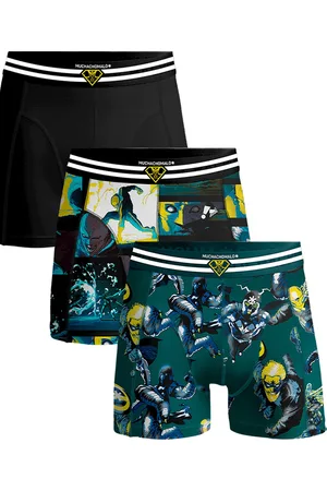 Muchachomalo 3-pack onderbroeken voor mannen-Elastisch Katoen-Boxershorts