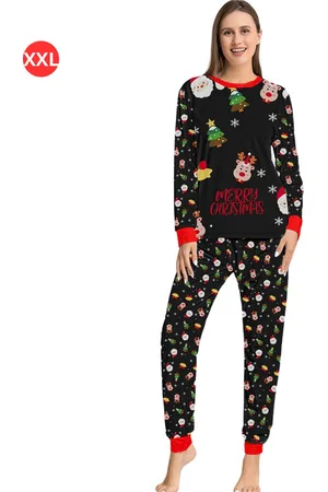 Merkloos Kerstpyjama Dames Set - Christmas - Kerst Pyjama - Vrouwen - Volwassenen - Broek & Shirt