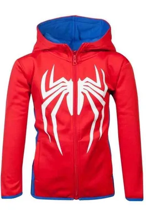 Marvel Spider-Man - Kids Teq Vest Met Capuchon Kinderen - Kids 98 - Rood